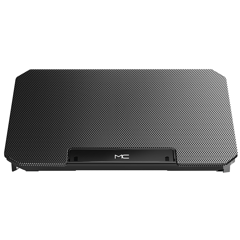 Laptop Cooling Pad - พัดลมระบายความร้อนแล็ปท็อปแบบปรับมุมได้ USB แท่นวางพัดลมระบายความร้อน 2 พัดลม แท่นวางแล็ปท็อป