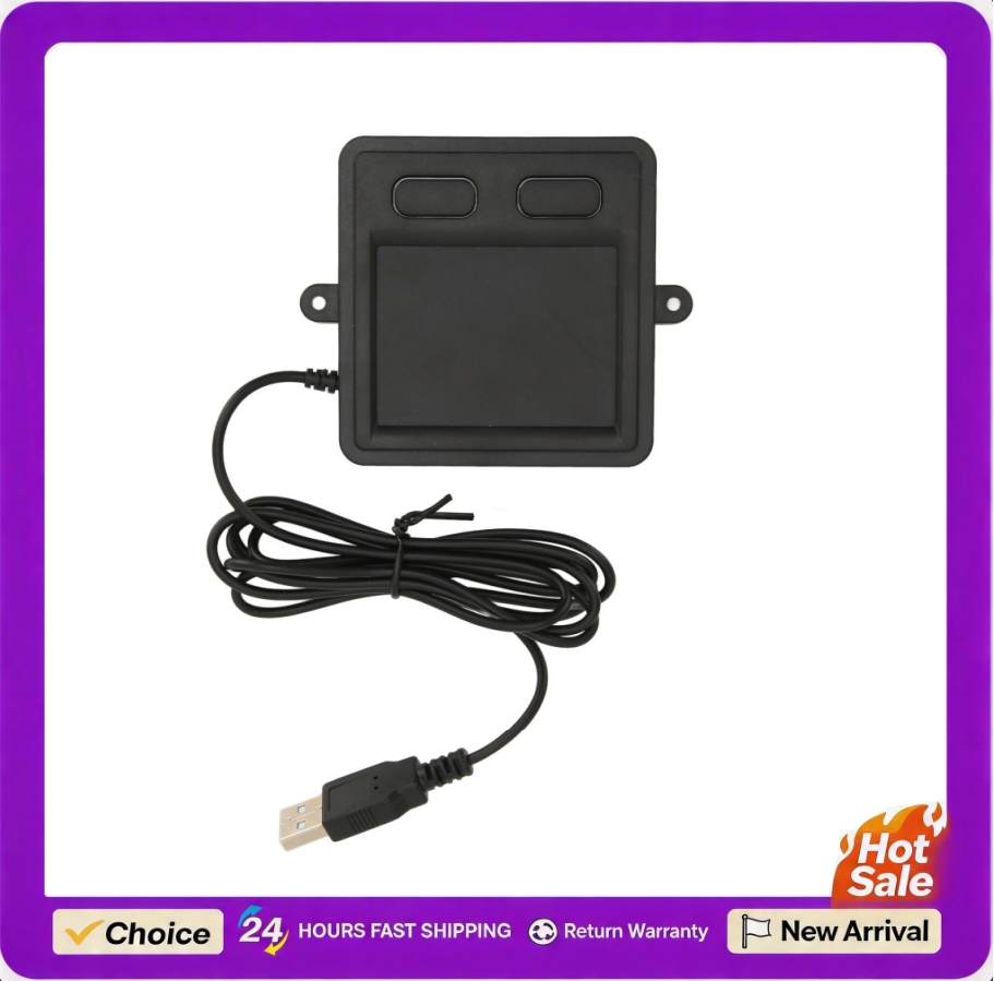 Laptop Mouse - เมาส์ทัชแพดแบบมีสาย USB สำหรับแล็ปท็อปเมาส์ทัชแพดแบบมีสาย ดีไซน์ 2 ปุ่ม