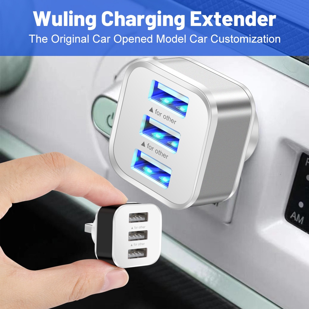 3 พอร์ต USB สล็อตอะแดปเตอร์ US - Laptop Charger บทวิจารณ์และราคา